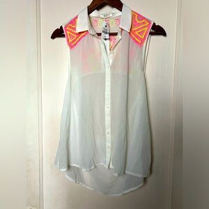NWT Millau Open Back Tank Top